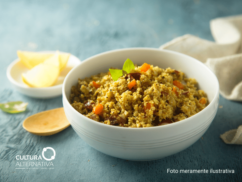 Receita vegana: Cuscuz de Couve-Flor